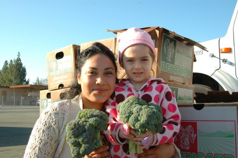 Redwood Empire Food Bank shows their program participants