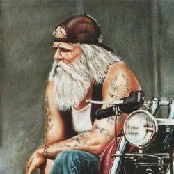 Old Biker Dude